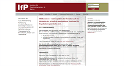 Desktop Screenshot of ifp-berlin.eu