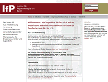 Tablet Screenshot of ifp-berlin.eu